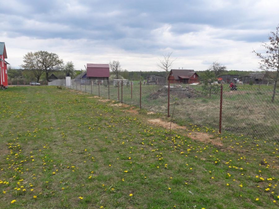 Забор из сетки рабицы 280м с воротами и калиткой фото4 в Парабели